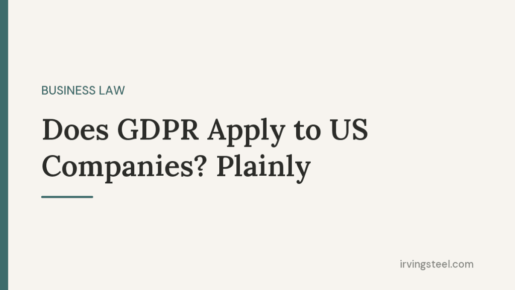 EU flag and cookie consent banner illustrating GDPR's reach to US companies