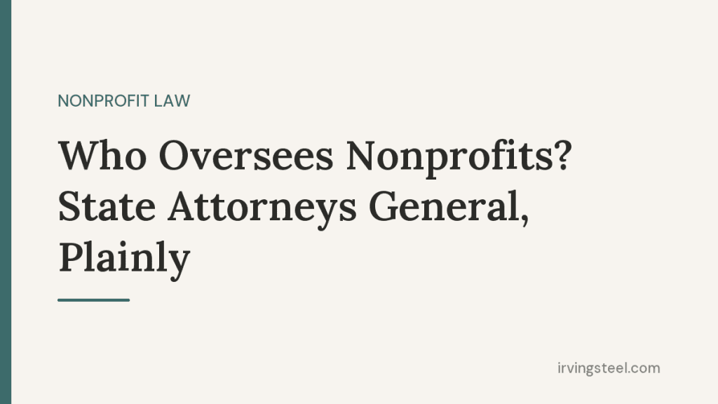 Courthouse columns representing state attorney general oversight of charitable organizations